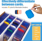4 Pack Sports Card Boxes 3120 Count Cardboard Card Storage Box White Bulk Card - Image 3