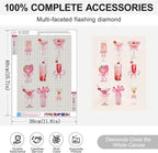 Pink Diamond Art Kits for Adults, 5D DIY Coquette Diamond Painting Kits for - Image 6