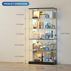 Lvifur RGB Glass Display Cabinet - Image 2