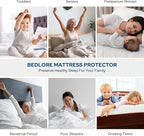 BEDLORE Waterproof Mattress Protector, Twin Size Mattress Pad - Image 6