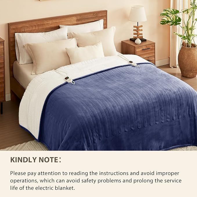 Homemate Electric Heated Blanket Queen - Image 8