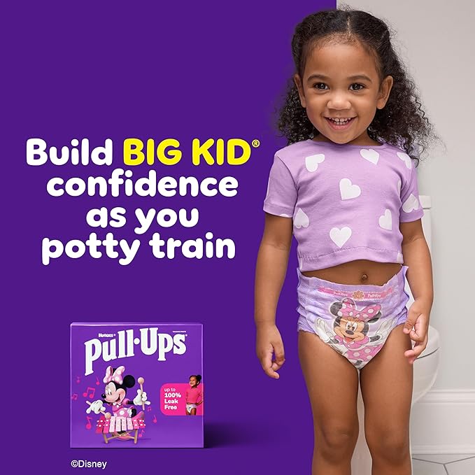 Pull-Ups Girls' Potty Training Pants, Size 3T-4T Training Underwear (32-40 lbs), 84 Count