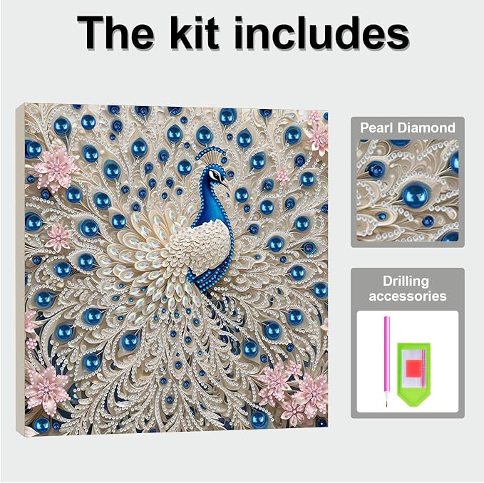 POETRYDRAW Pearl Diamond Art Painting Kit - Image 6