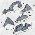 Warmtree Ruined Stone Walls Set, Terrain Scenery - Image 2