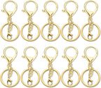 Gkeygo 10 Pack a Set Metal Lobster Claw Clasps and Key Rings, Key Chain - Image 9