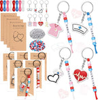 Suncalla 996 Pcs 24 Set Nurse Keychain Making Kit Medical DIY Crafts Bulk | by Unknown