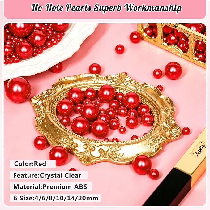 2000PCS Pearls for Crafting, Candles Centerpiece, DIY Crafts, Jewelry Making - Image 3