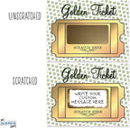 My Scratch Offs 20 Golden Ticket St. Patrick's Day Make Your Own DIY Scratch - Image 3