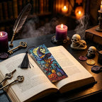 4PC Halloween Counted Cross Stitch Bookmark Kit - Image 4