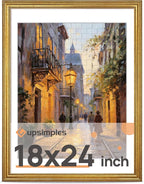 upsimples Vintage 18x24 Frame, Antique Gold Frames Display 16x20 by upsimples