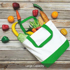 TOPDesign 1-Pack Super Strong Large 12oz Cotton Canvas Tote Bag, Reusable - Image 5