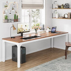 Tribesigns 78.7 Inches Extra Long Computer Desk 2 Person Desk, Double Long Desk - Image 3