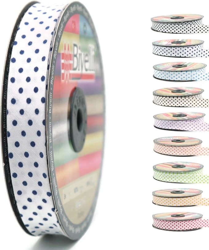 Cotton Fold Bias Binding Tape by Biyelli