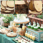 FSWCCK 6 Pack Nature Unfinished Round Wood Slices, 7-8 Inches Wooden Circle - Image 7