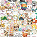 50 Pcs Clear PET Inspirational Stickers by Unknown