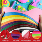 Morcheiong 12 Pcs Self Adhesive Felt Sheet Soft Felt Sheets - Image 3