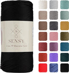 Sensy Premium 2mm 251 Yards Polyester Rope 100% Polypropylene Cord Macrame Cord by SSENSY