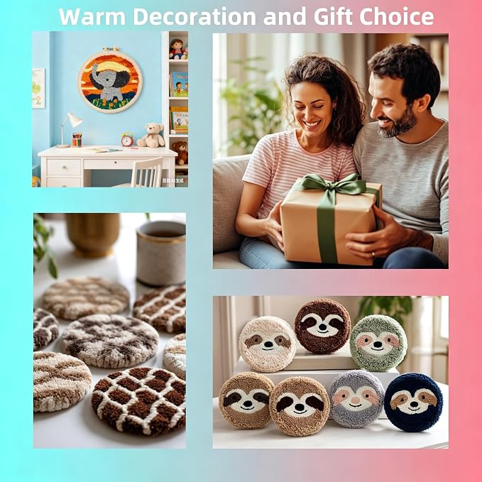 DIY Punch Needle Kits Cute Black Labrador Retriever Dog - Image 7