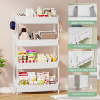 Tribesigns 4-Tier Retail Snack Display Shelf, Snack Rack Display Stand - Image 6