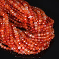 2mm 180pcs Red Agate Tiny Gemstone Beads by SongXi