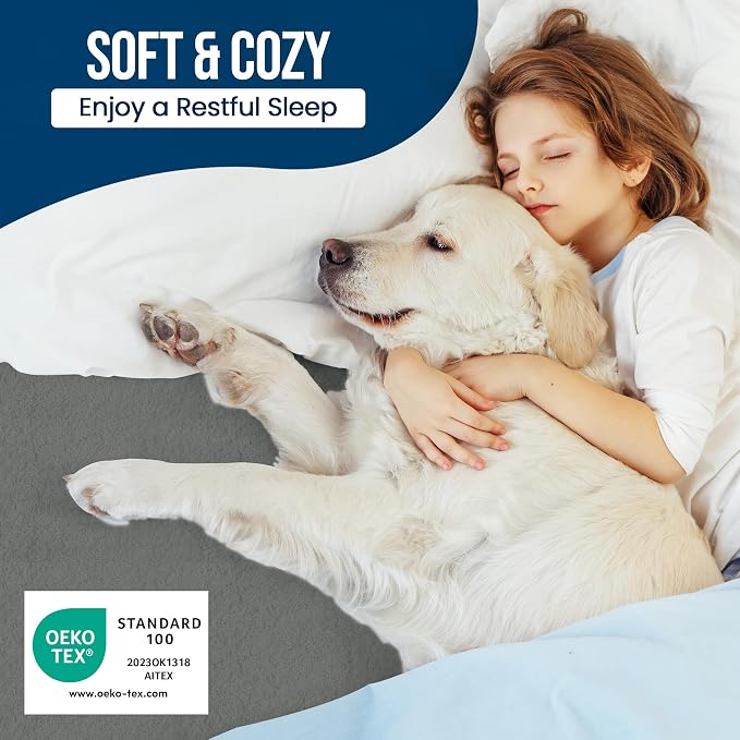 Twin XL Size Mattress Protector Waterproof, Premium 200 GSM Terry Mattress Cover - Image 5