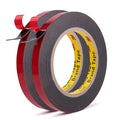 3M Automotive Acrylic Plus Tape, 0.39" x 18Ft, Dark Gray, 2 Pack | Double Sided by AdhesiveTapeAppliedtoLife