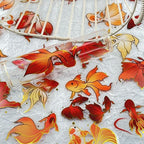 50Pcs Gold Fish Stickers for Scrapbooking Journaling Junk Journal Scrapbook - Image 3