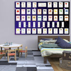 Qyeahkj Outer Space Bulletin Board Paper Roll Galaxy Bulletin Board Background - Image 7