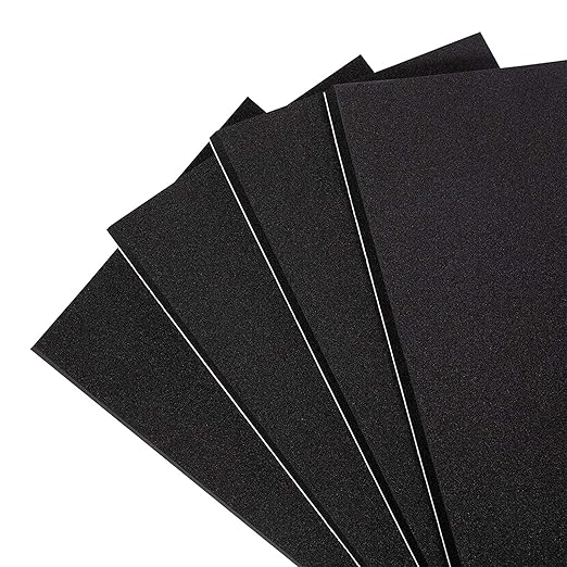 MAGZO 4Pcs Adhesive Foam Padding 1/2 in Thick X 12 in X 8 in | Closed Cell by MAGZO