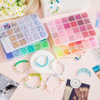 Goldwise Friendship Bracelet Kit 4 Boxes-13056 Pcs 72 Colors Bracelet Making - Image 2