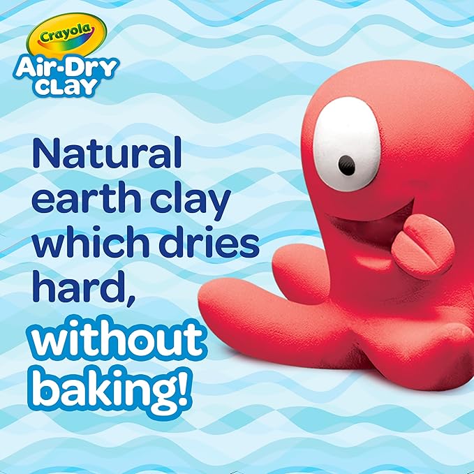 Crayola Air Dry Clay for Kids, Reusable Bucket of Terra Cotta Clay for Sculpting - Image 5