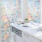 HIDBEA Window Privacy Film Static Clings, Rainbow Window Film, 3D Decals - Image 8