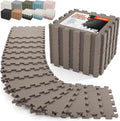 AIRHOP 18 PCS Gym Floor Mat, EVA Foam Puzzle Gym Mat, High-Density Interlocking by Airhop