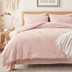 Zzlpp Full Comforter Set 7 Pieces, All Season Boho Bedding Sets - Image 2
