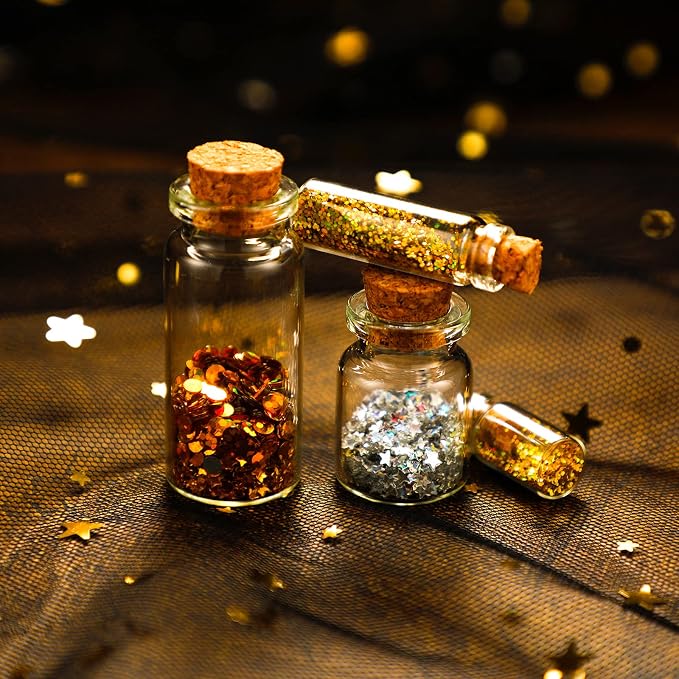 Geiserailie 45 Pcs Mini Glass Bottles - Image 4