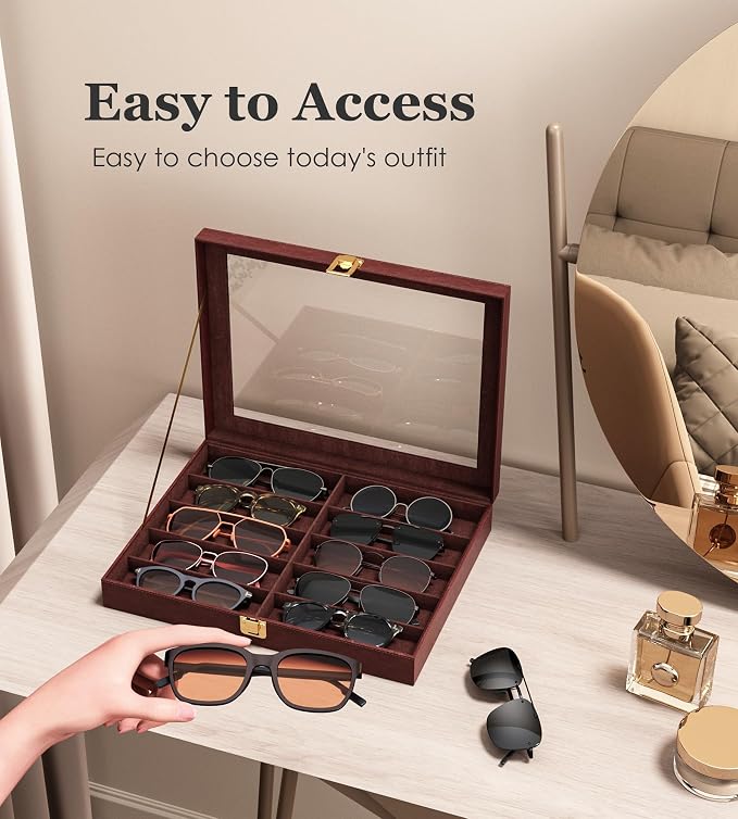 NEWLOOP 10/30 Slots Sunglass Organizer - Image 3
