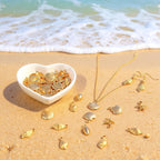 80pcs Metal Pendant Charms, Shell Starfish Conch Charms Alloy Ocean, Starfish - Image 5