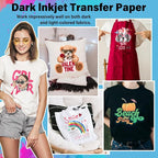 TECKWRAP Heat Transfer Mask for Heat Transfer Paper for T-Shirts 15PCS - Image 7