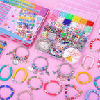 AIPRIDY 3600 Pcs Girls Toys Bracelet Making Kit, Unicorn/Mermaid Jewelry - Image 7