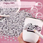 4000PCS 5mm Resin Rhinestones Bulk - Image 4