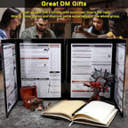Haxtec DND DM Screen with Magnetic Pockets - Image 5