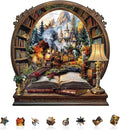 Train Within The Book Puzzles Adults Gifts by Jollitot