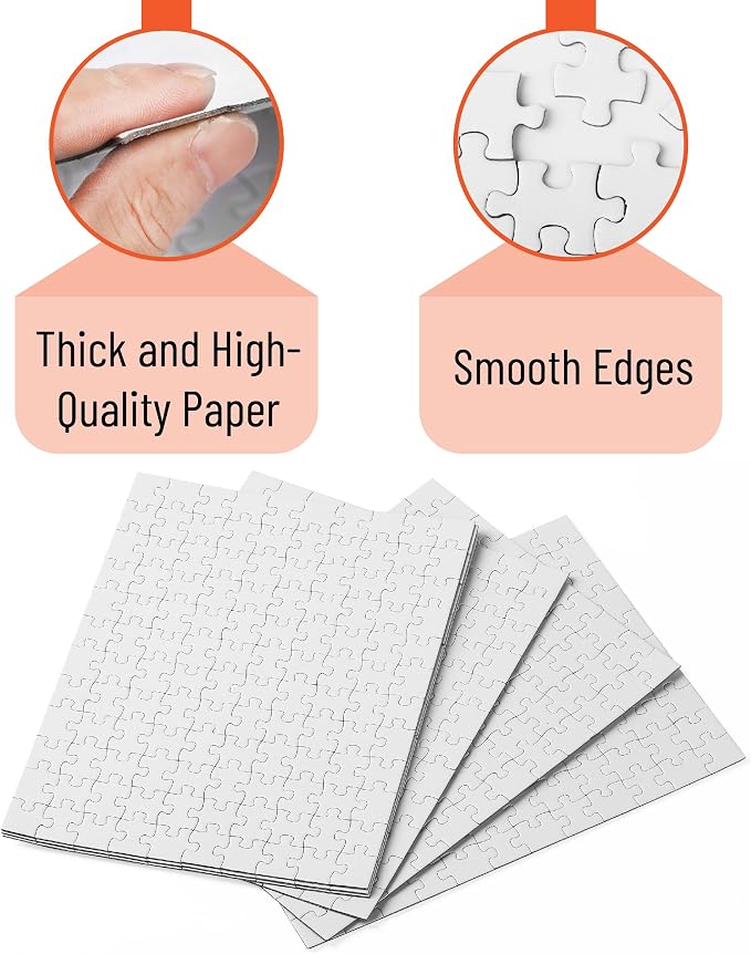 Mr. Pen- Blank Puzzle, 10 Pack, 120 Pieces/Pack, 12.3" x 8.7" | Blank Puzzles - Image 3