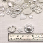 Chenkou Craft Random 100g/lot 4-20mm Half Round Imitation Pearls Seastar Bow - Image 2