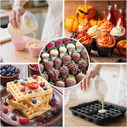 Palksky Silicone Melting Cups Set, Heat Resistant Pouring Cups - Image 4