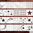 Junkin 20 Pcs Stencil for Painting Stencil Reusable DIY Drawing Template by Junkin