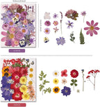 132 PCS Pressed Flowers for Resin molds Real Dried Flower Leaves for Resin - Image 3