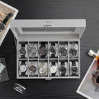 ProCase Watch Box Organizer, 12 Slot Watch Display Case - Image 2