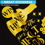 Guangyintong Yellow HTV Heat Transfer Vinyl Rolls - Image 5