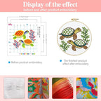 Zhenqing Two Turtles Stamped Cross Stitch Kit - Image 3